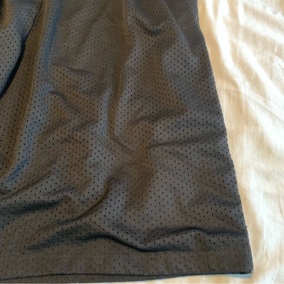 Men's Black Athletic Mesh Shorts Lined 6XL Basketball Workout - Picture 2 of 11